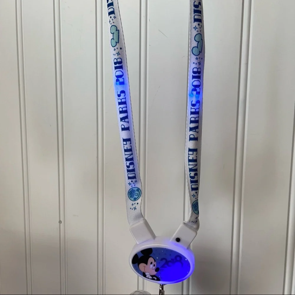 2018 Disney Parks Glow Up Lanyard